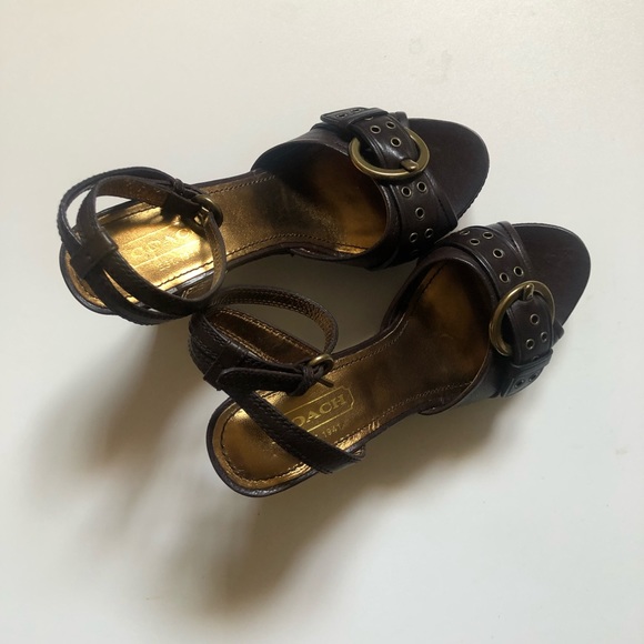 Coach wedges size 6.5 width medium (brand new) - Picture 2 of 7